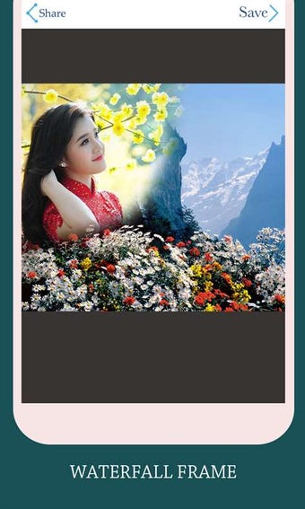 Image 1 for Waterfall Photo Frame for…