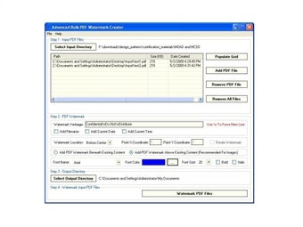 Imagen 0 para Advanced Bulk PDF Waterma…