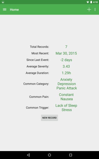 Image 0 for Health Log