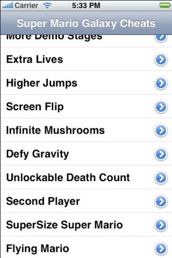 Image 0 for Cheats for Super Mario Ga…