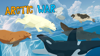 Image 0 for Polar Bear Fight Arctic A…