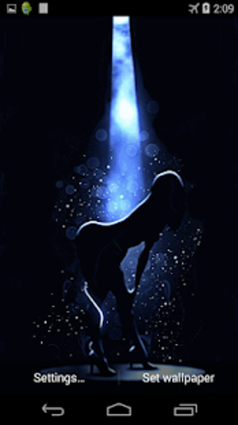 Imagen 1 para Dancing Girl Live Wallpap…