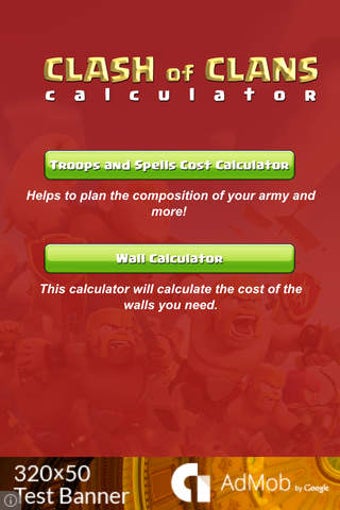 Image 0 for Calculator for Clash of C…