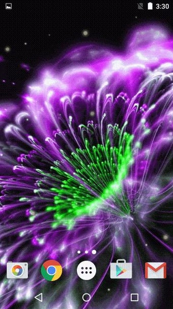 Image 1 for Neon Flowers Live Wallpap…