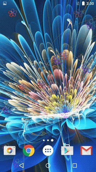 Image 1 for Neon Flowers Live Wallpap…