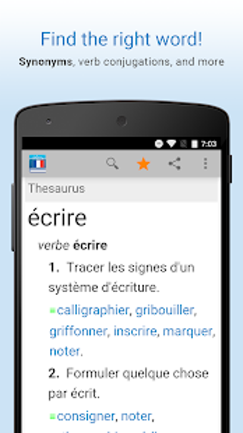 Imagen 1 para French Dictionary & Thesa…