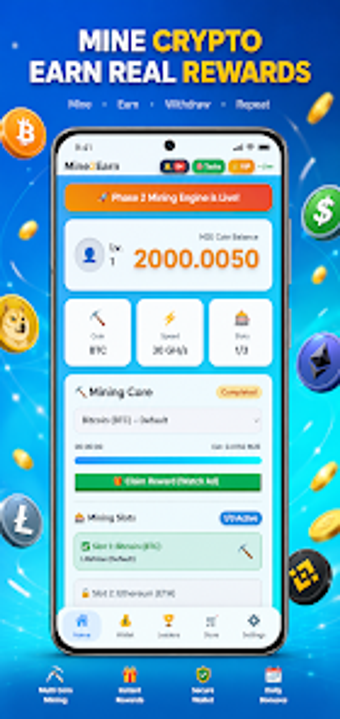 Imagen 0 para Mine2Earn: BTC Rewards  M…