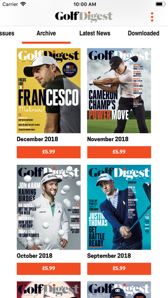 Image 0 for Golf Digest Magazine