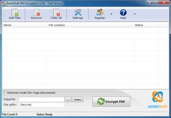 Image 0 for AxpertSoft PDF Encryption