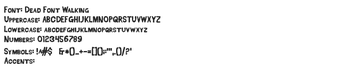 Image 0 for Dead Font Walking