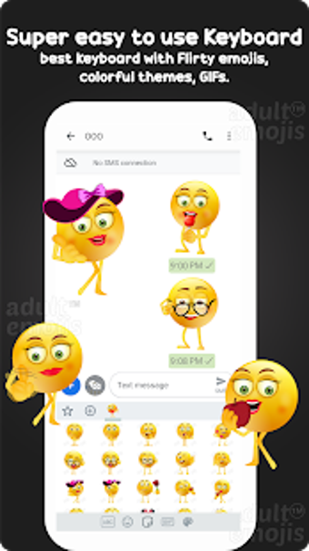 Image 0 for Flirty Emoji Sticker Keyb…