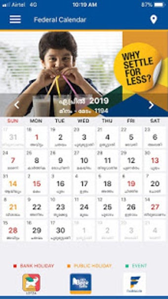 Image 1 for Federal Calendar
