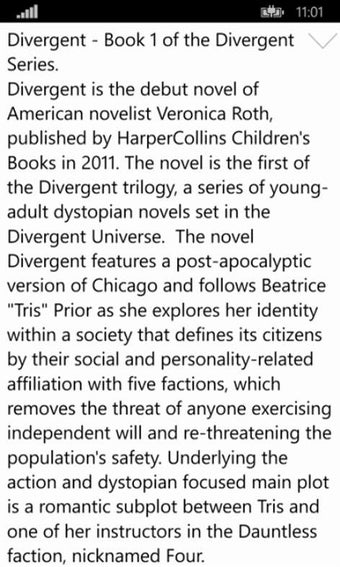 Image 3 for Divergent Book for Window…