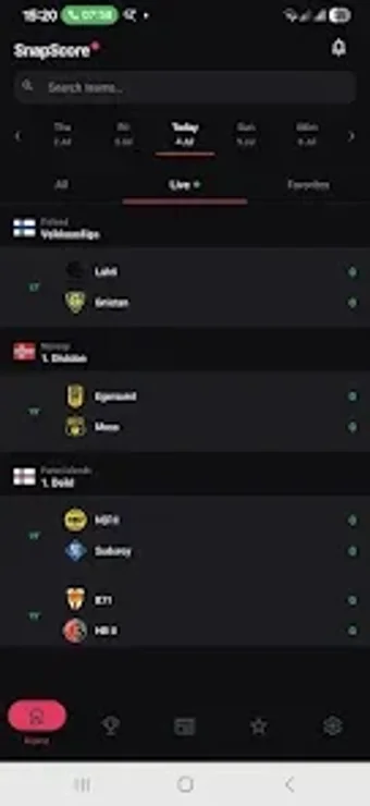 Image 0 for SnapScore : Live Scores  …
