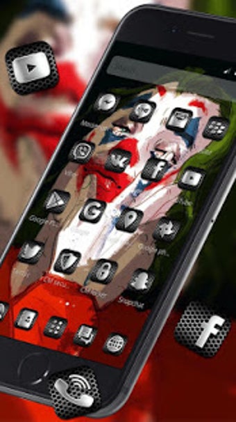 Imagen 3 para Cool Dark Joker Clown The…