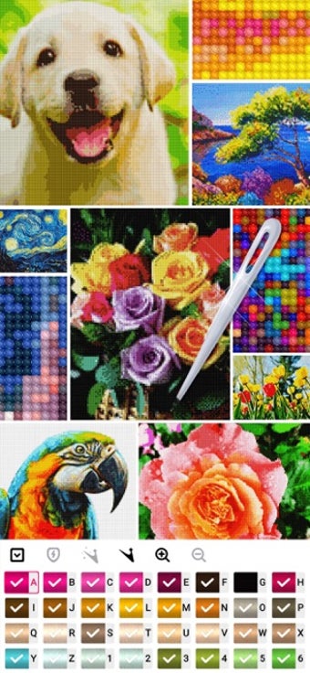 Image 1 for Cross stitch : Color by L…