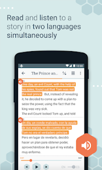 Imagen 1 para Beelinguapp: Learn Langua…