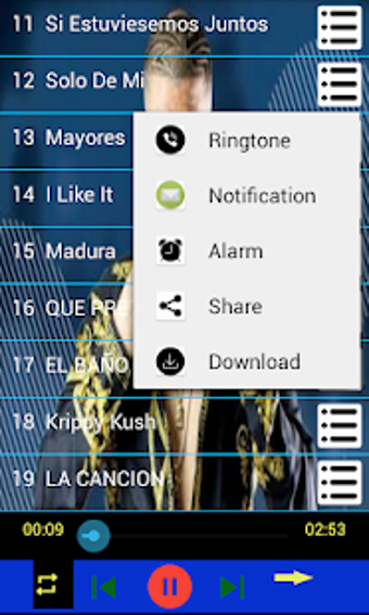 Imagen 1 para Bad Bunny songs offline/R…