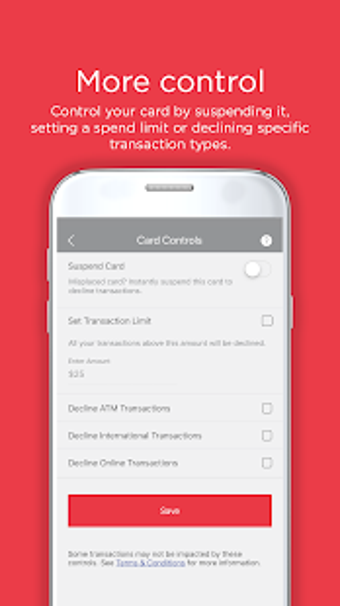 Image 1 for Simmons Bank Card Control…