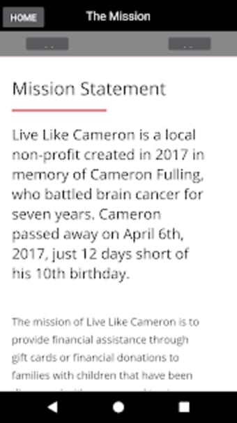 Image 1 for Live Like Cameron
