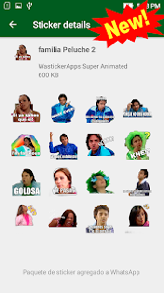 Imagen 1 para Nuevos Stickers Graciosos…