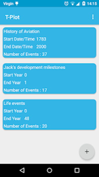 Image 0 for T-Plot Timeline Maker