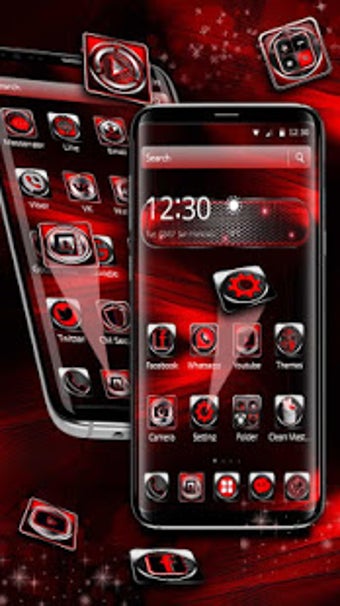 Image 3 for 3d black red theme
