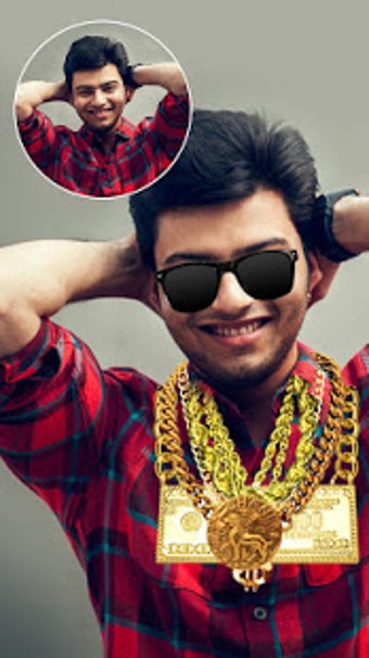 Imagen 2 para Man Golden Jewellery Phot…