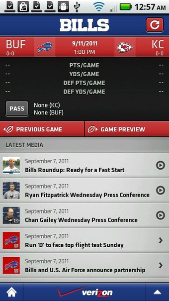 Image 0 for Buffalo Bills Mobile
