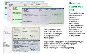 Image 2 for Check Writer III+ for Win…