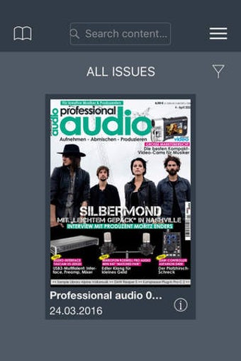 Image 0 for Professional audio Magazi…
