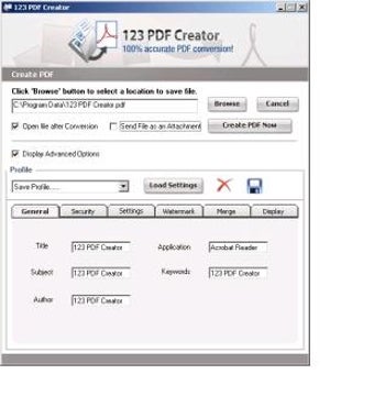 Image 0 for 123 PDF Creator
