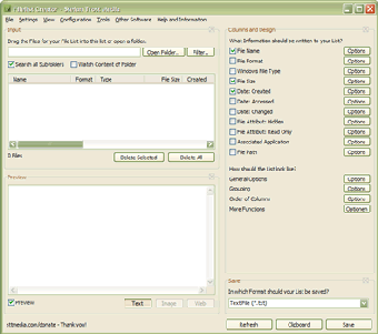 Imagen 0 para Filelist Creator