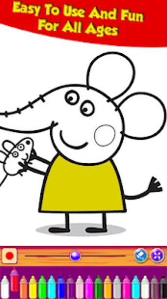 Imagen 2 para pepa Coloring Book Pig Dr…