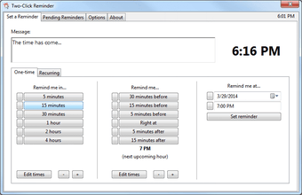 Imagen 2 para Two-Click Reminder