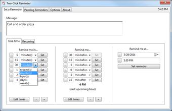 Imagen 1 para Two-Click Reminder