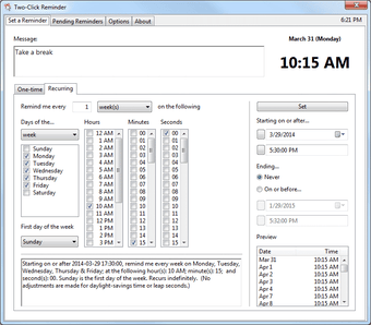 Imagen 3 para Two-Click Reminder