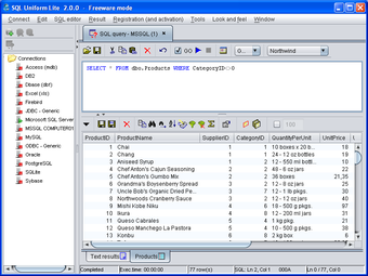 Image 0 for SQL Uniform Lite