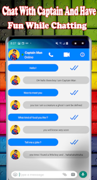 Imagen 0 para Fake Video Call Captain M…