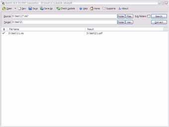 Image 0 for Batch Excel to PDF Conver…