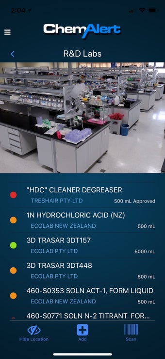 Image 1 for ChemAlert