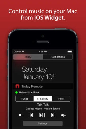 Image 0 for TodayRemote - Control mus…