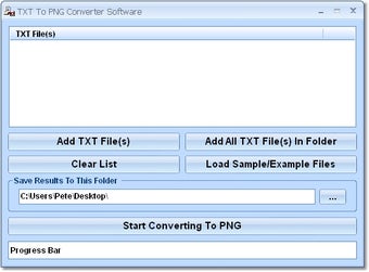 Imagen 0 para TXT To PNG Converter Soft…