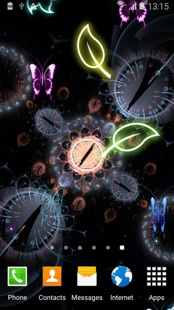 Image 2 for Neon leaf fall live wallp…