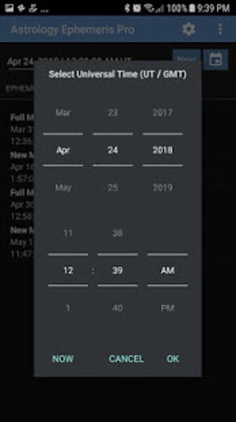 Image 3 for Astrology Ephemeris Pro
