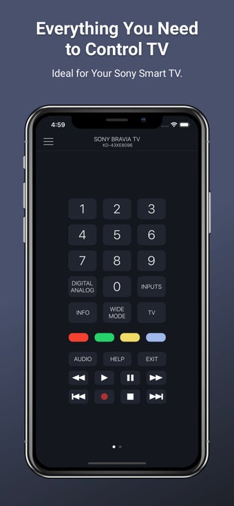 Image 0 for Smart TV Remote for Sony …