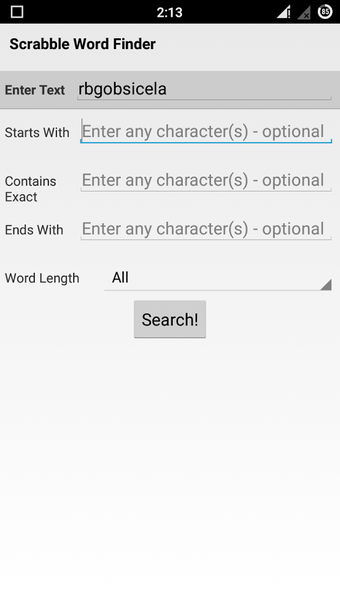 Image 1 for Word Finder Scrabble Solv…