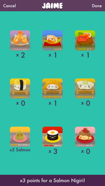 Image 3 for Sushi Go! Score Calculato…