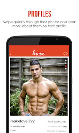 Imagen 0 para Krave - Gay Chat & Gay Da…