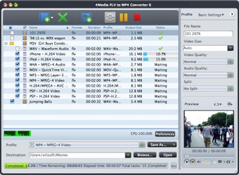 Image 0 for 4Media FLV to MP4 Convert…